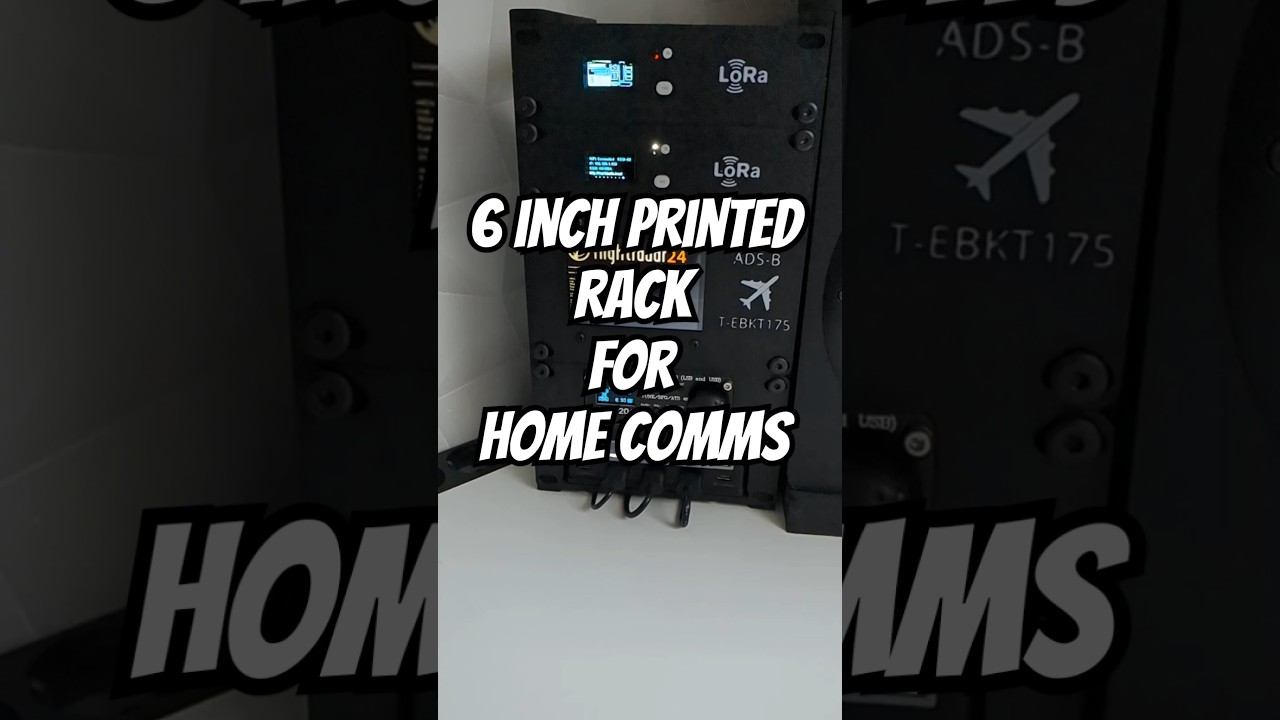 6 inch printed datarack with home comms 