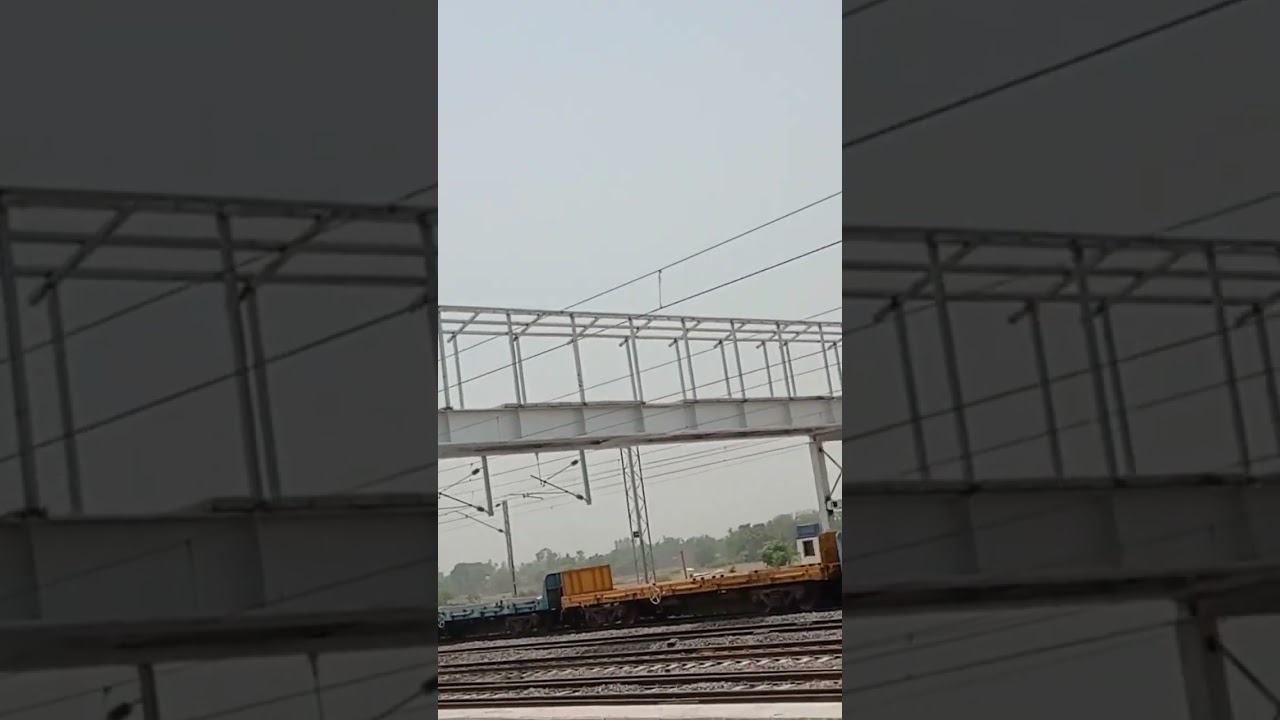 SONAWAL RAILWAY STATION foot over bridge update #railwayline #indiarailway #railway #train #viaral