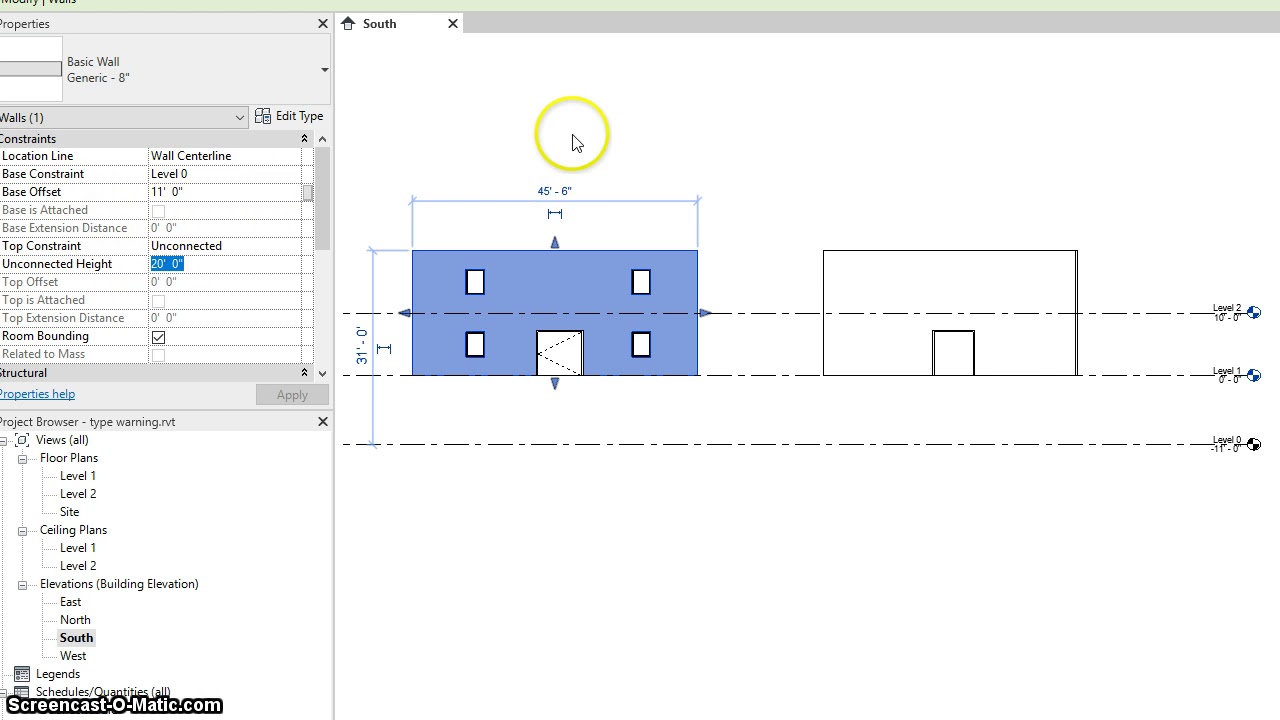 Remap Revit element levels so levels can be deleted without deleting geometry