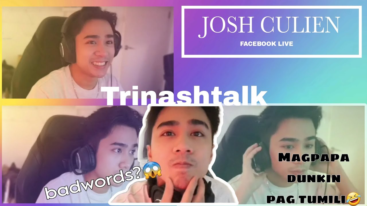 SB19 Josh trinashtalk during facebook live + dunkin pag tumili 🤣