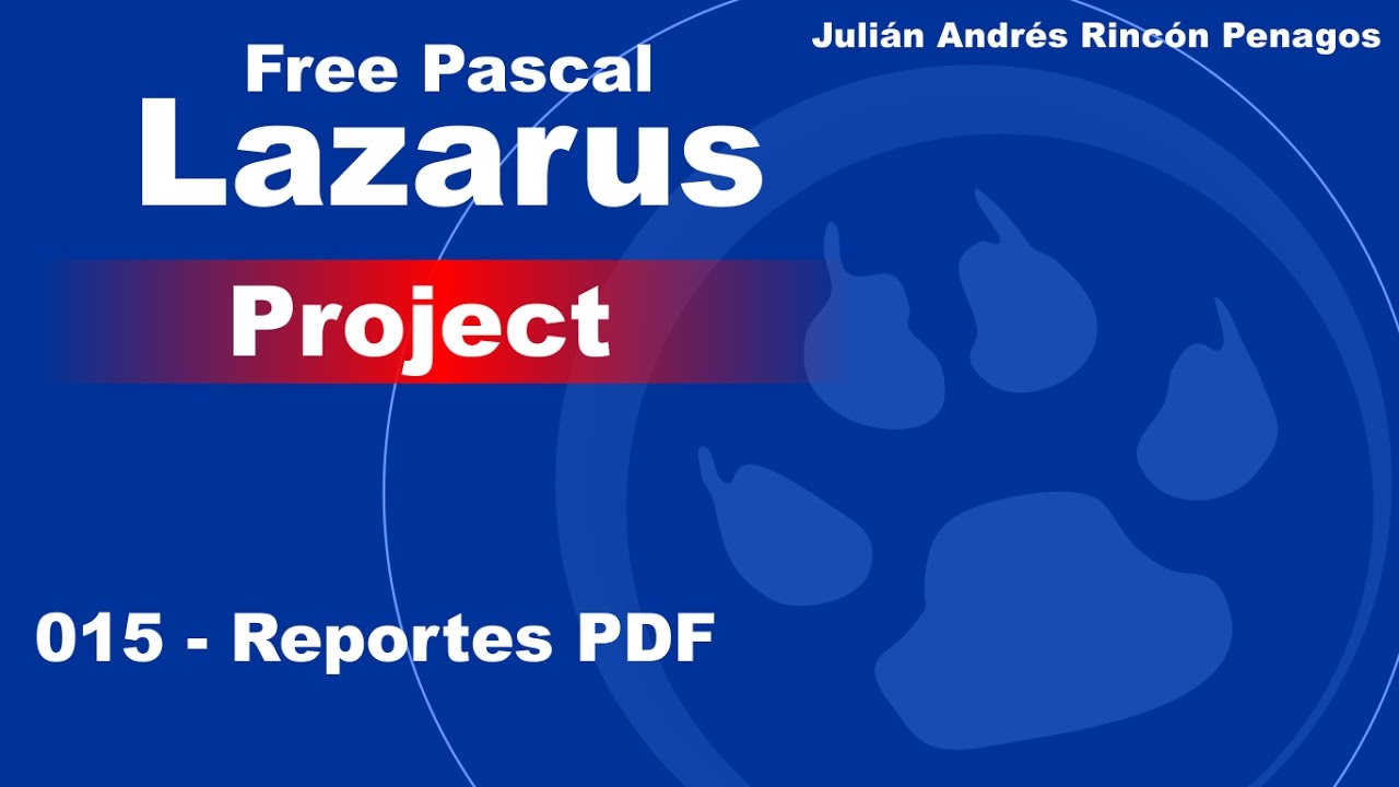 015 - Lazarus Free Pascal - Reporte PDF