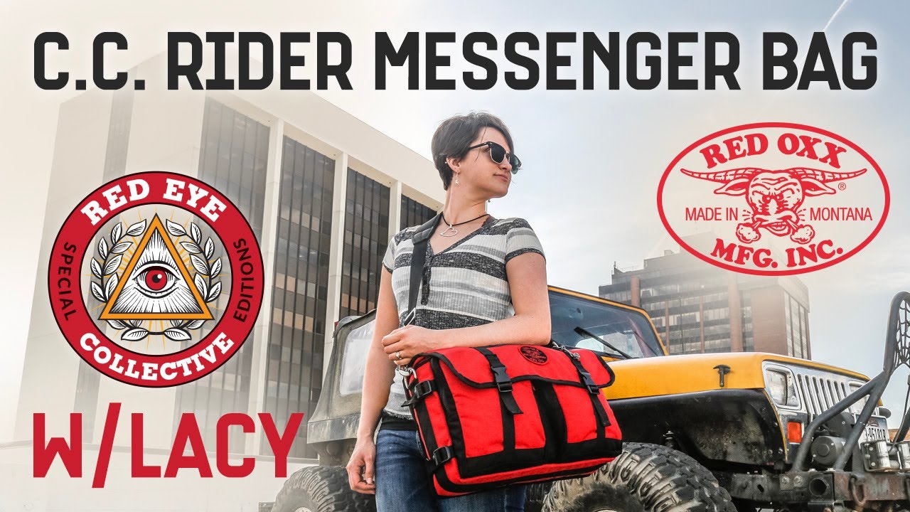 Red Oxx Special Edition CC Rider Messenger Bag Introduction Video Demo