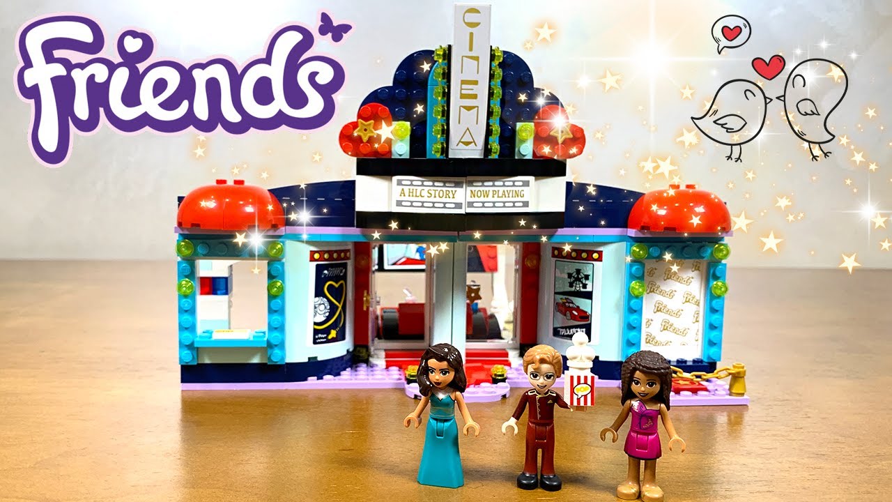 Lego Friends 2021 Heartlake City Movie Theater (Cinema) 41448 Speed Build Review