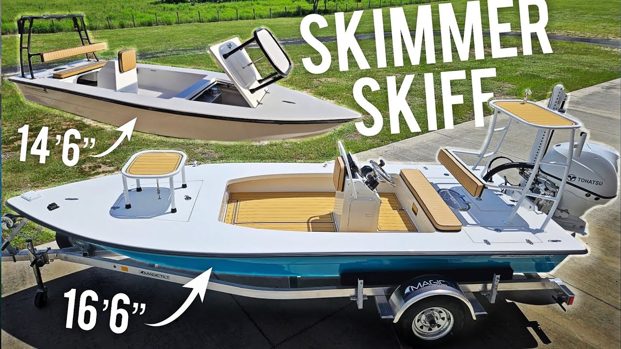 Skimmer Skiff — ИДЕАЛЬНАЯ лодка для мелководья.