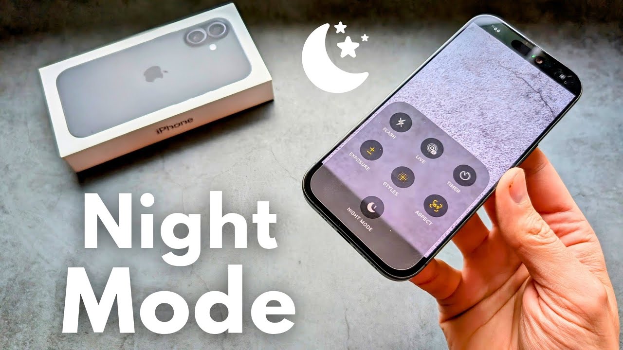 Как включить ночной режим камеры на iPhone 17 / 17 Pro