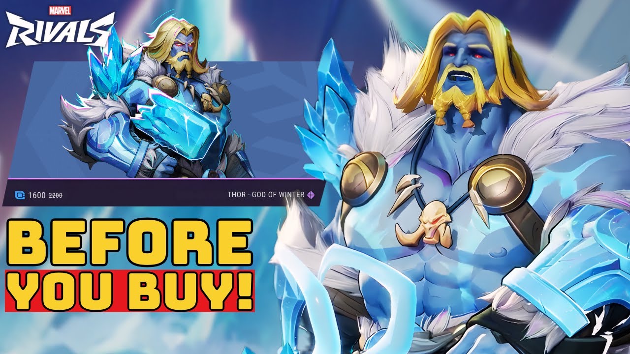 Thor God of Winter Skin Showcase - Marvel Rivals | Before You Buy