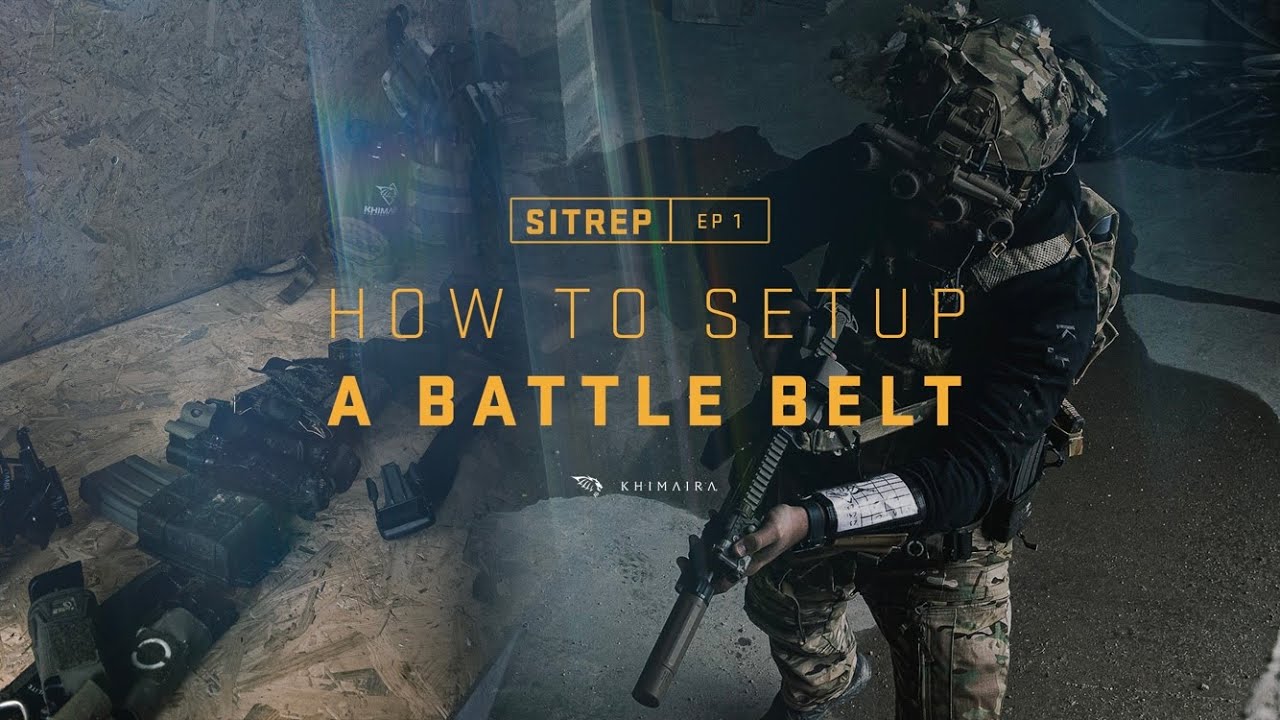 HOW TO SETUP A BATTLE BELT with ZAC (comment configurer son ceinturon)