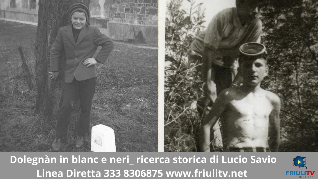 Dolegnàn in blanc e neri  ricerca storica di Lucio Savio #friulitv #dolegnano #amarcord
