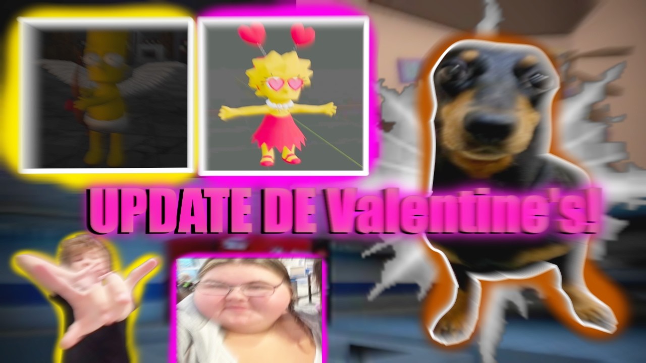 Novo UPDATE de Valentine's! You Vs Homer | Roblox