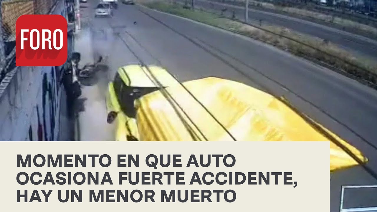 Auto embiste puestos ambulantes en Ecatepec; muere menor - Noticias MX