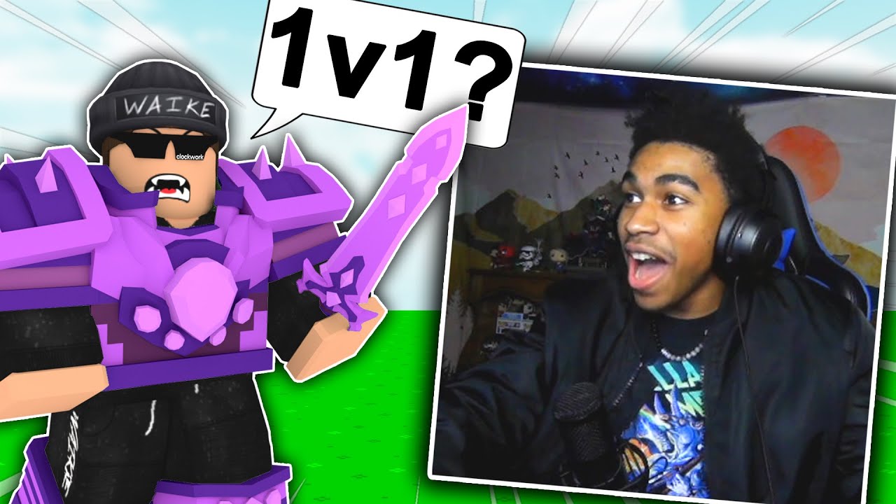 I CHALLENGED A Streamer In Roblox Bedwars...