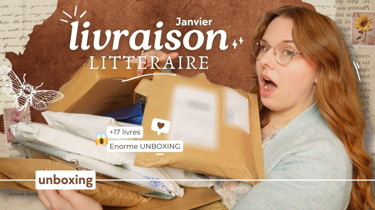 Je déballe UNE TONNE de COLIS 😱📚 | Livraison littéraire de Janvier