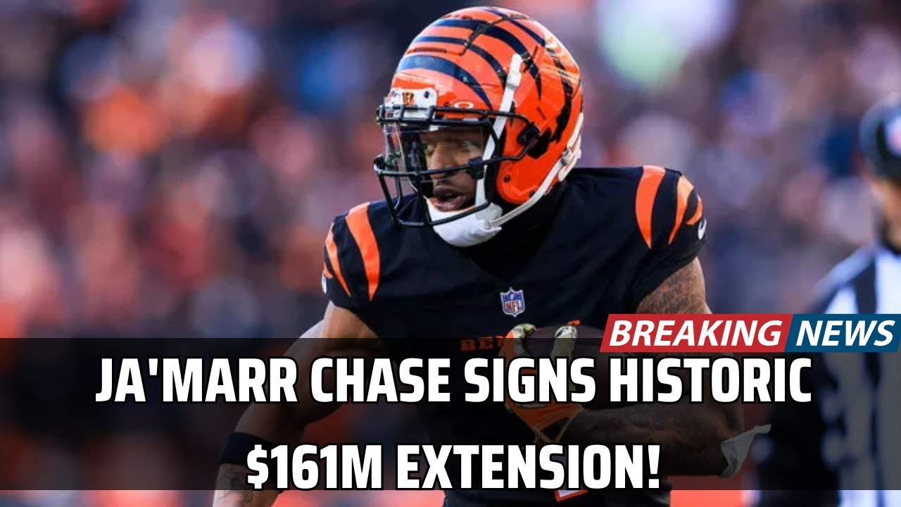Ja'Marr Chase Signs $161 Million Extension: Bengals Make Him Highest-Paid Non-QB! । USA TODAY NEWS