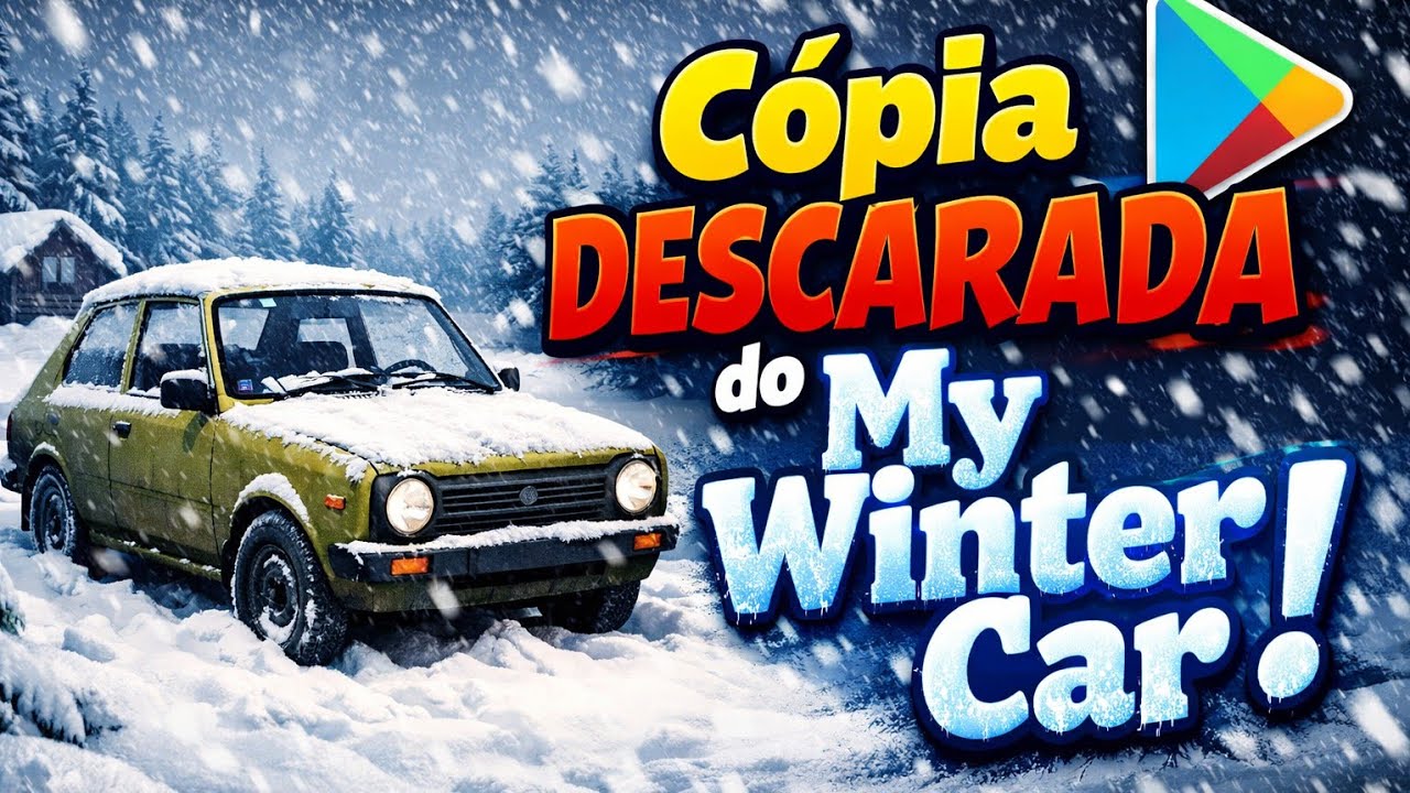 TESTEI a CÓPIA de My Winter Car para CELULAR! Vale a pena jogar? (Android)