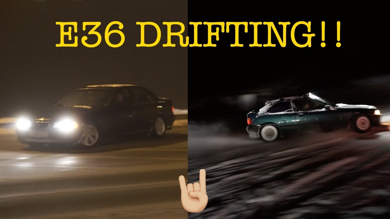 BMW E36 DRIFTNIGHT! WINTERBEATERS