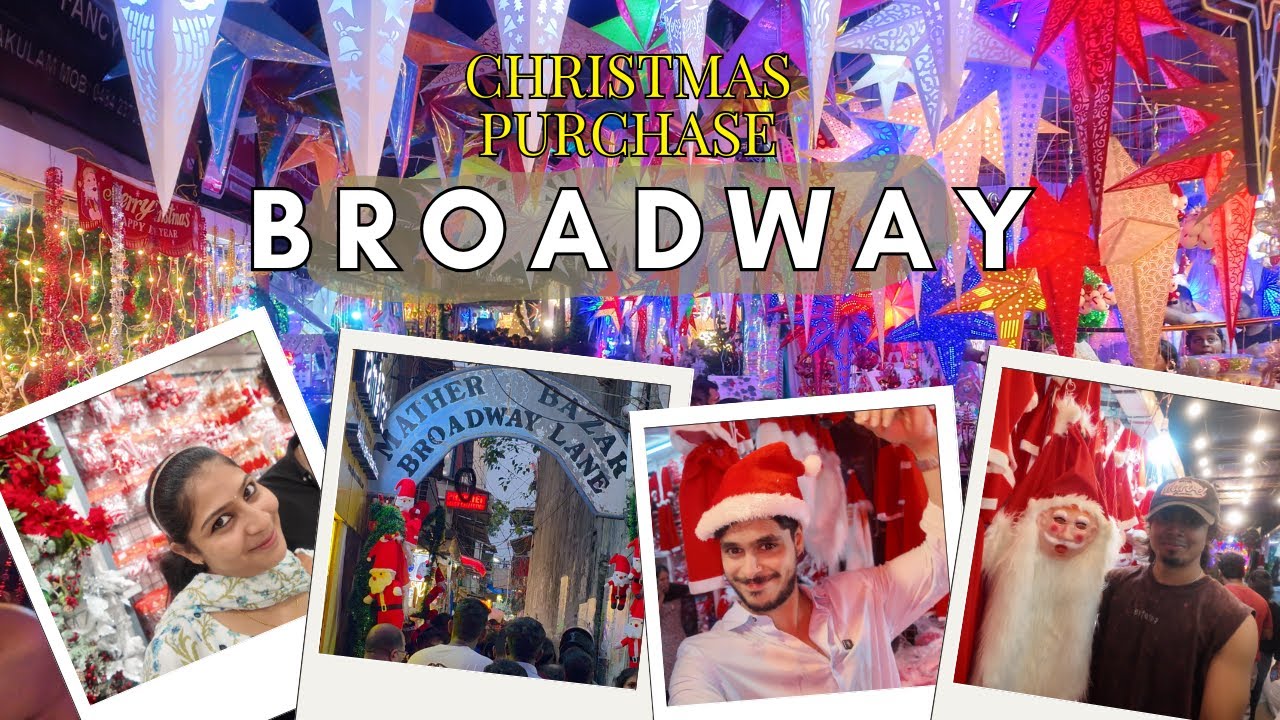 Christmas Purchase with friends🌲 | Broadway kochi | xmas rush