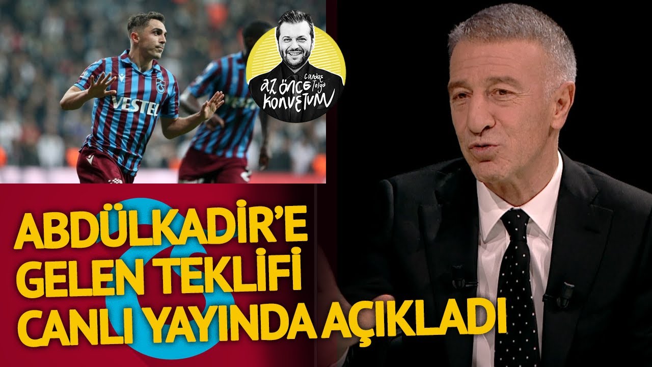 Ahmet Ağaoğlu, Abdülkadir Ömür'e Gelen Teklifi Canlı Yayında Açıkladı | Az Önce Konuştum