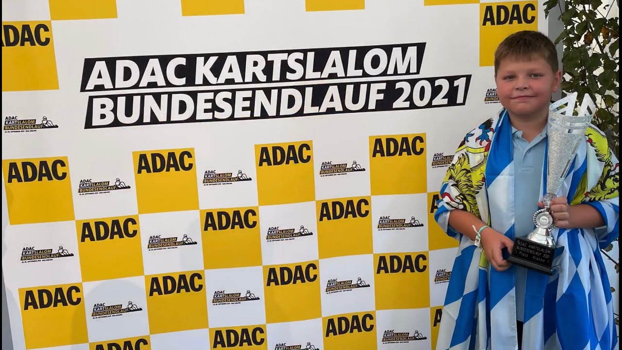 ADAC Kartslalom Bundesendlaufsieger 2021 Klasse 1 Mathyas Novotny