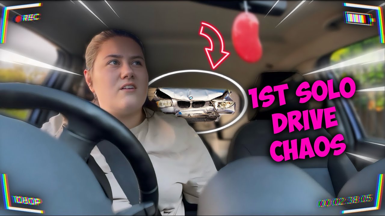 DRIVING ALONE FOR THE FIRST TIME! 🚘