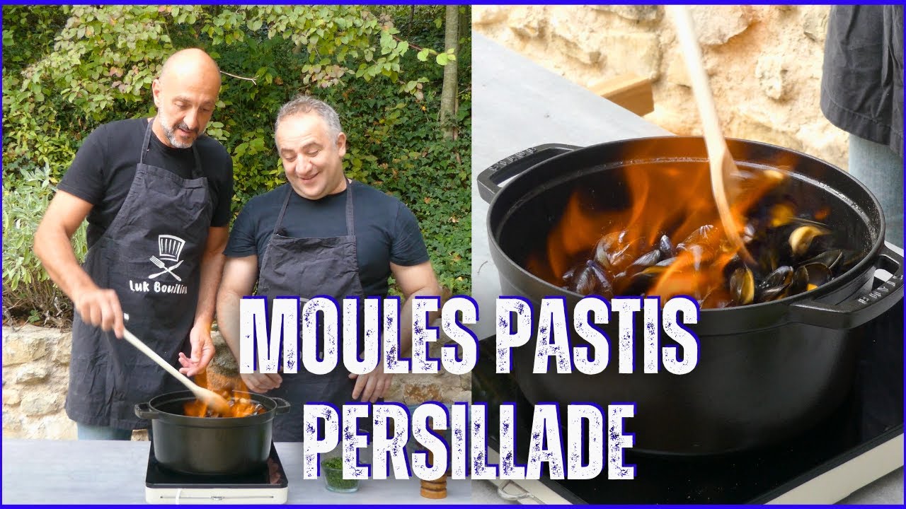 🔥Moules Flambées au Pastis et sa Persillade | Recette facile aux Parfums du Sud!