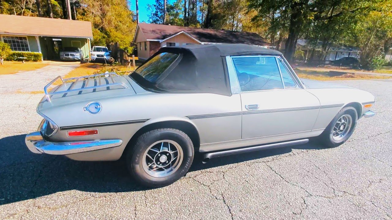 Triumph Stag Road Test & Review by Drivin' Ivan