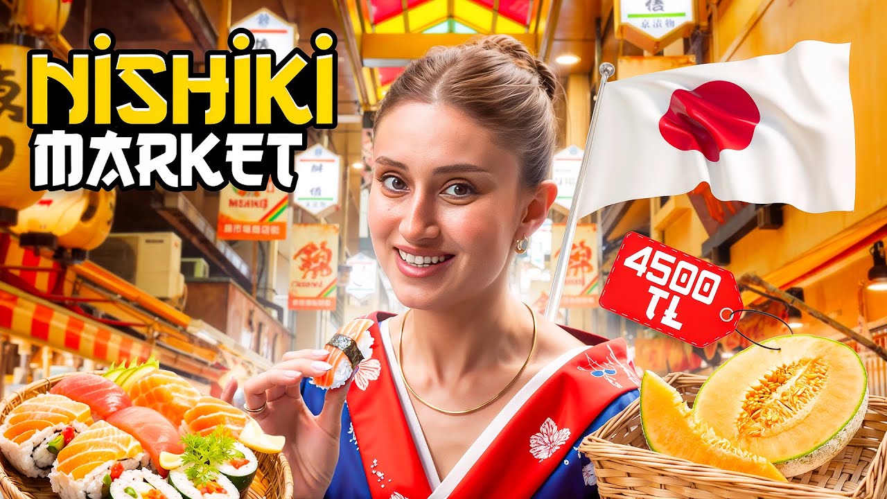 SAĞIM SOLUM YEMEK - NİSHİKİ MARKET - KYOTO TURU