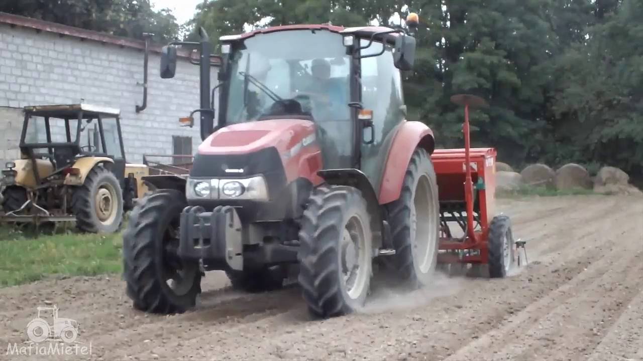 Siew Poplonu 2k16  CASE FARMALL 75c + AGRO-MASZ  ㋡ MafiaMietel