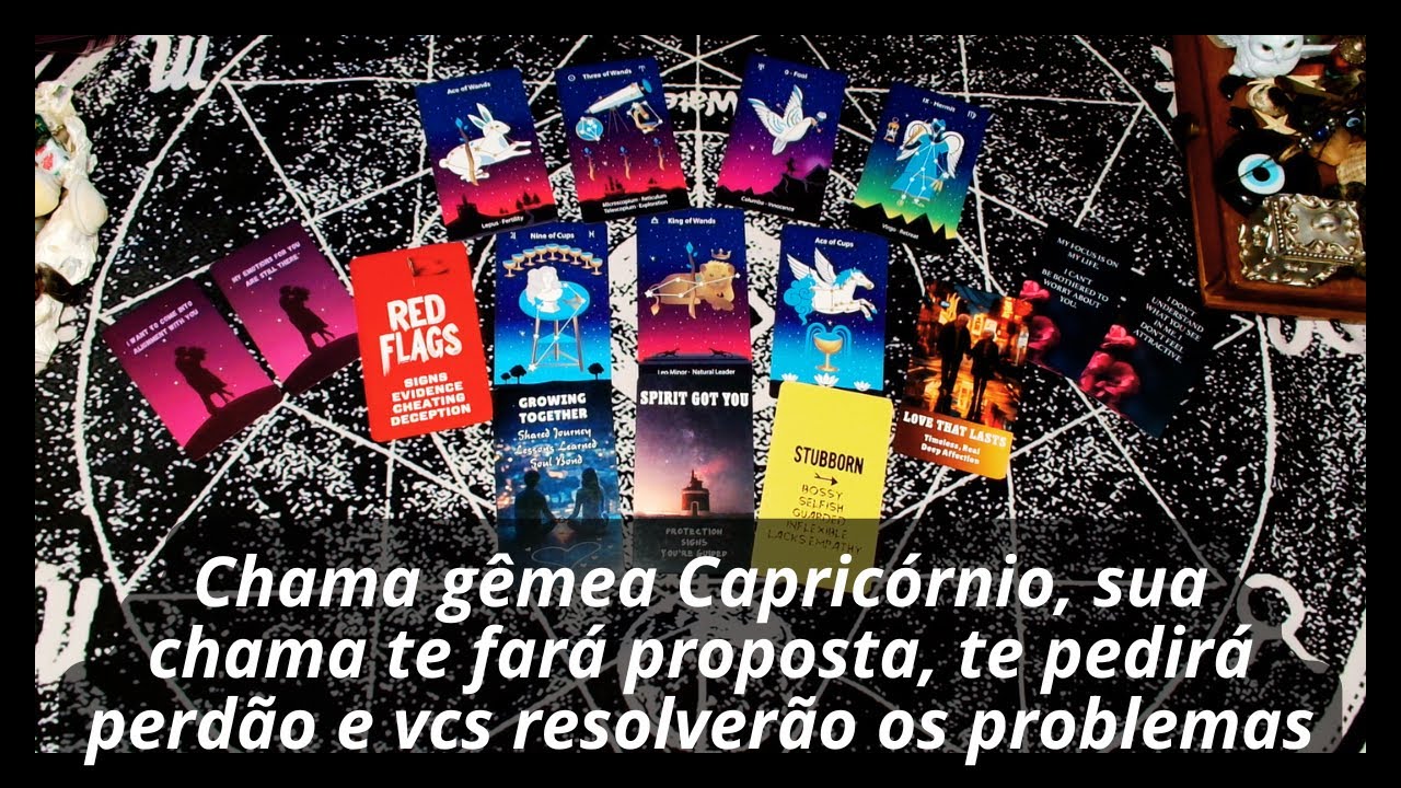 Chama gêmea Capricórnio, sua chama te fará proposta, te pedirá perdão e vcs resolverão os problemas