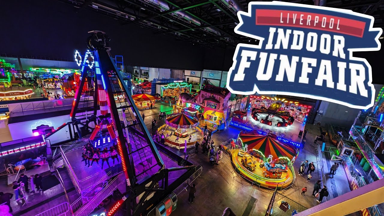 Indoor Funfair Liverpool December 2023 | Full Line Up Tour and On Ride POVs