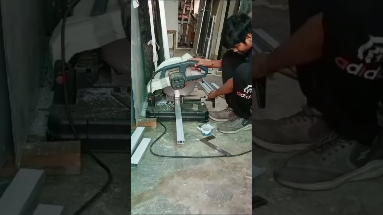 aluminium door kaise banate hai | How to make aluminium door  #aluminium #gate #doors 