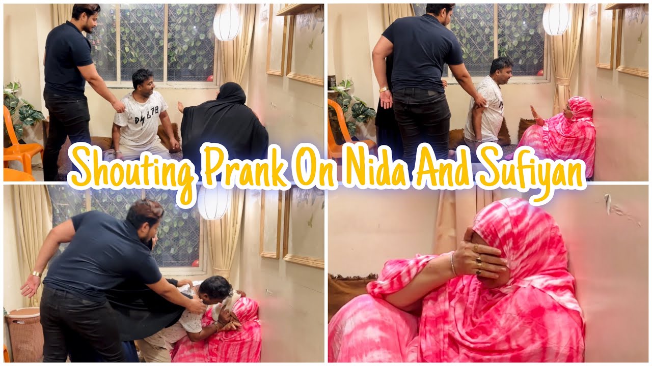 Shouting Prank On Nida Sufiyan😨 extreme ho gaya🥺