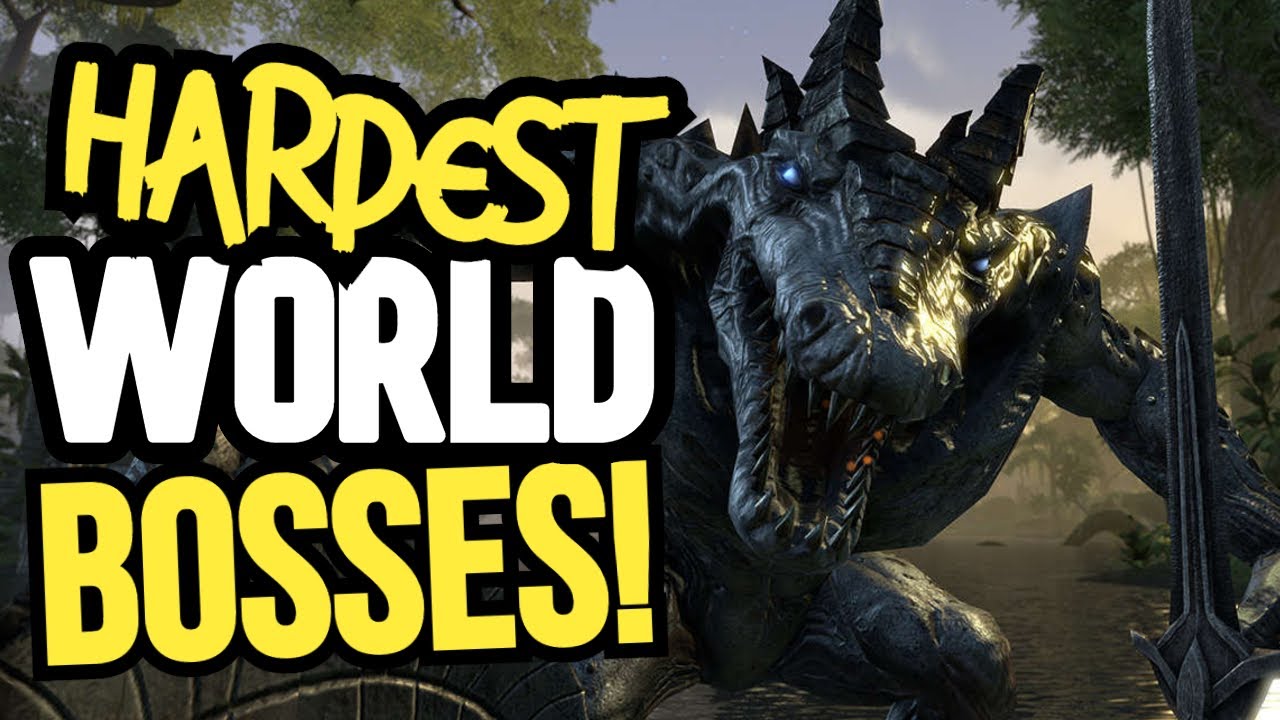 Top 10 HARDEST World Bosses In The Elder Scrolls Online! Can YOU Solo These Bosses?
