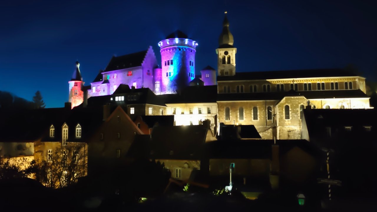 Burgleuchten 2024, Weihnachtszeit in Stolberg (Rhld.)