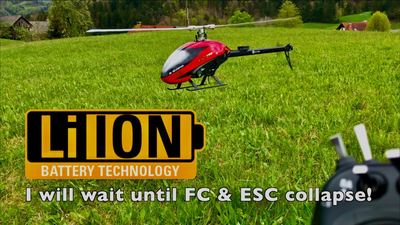 Fly Wing FW450 H1 FC GPS RC Helicopter  - Li-Ion Battery TEST