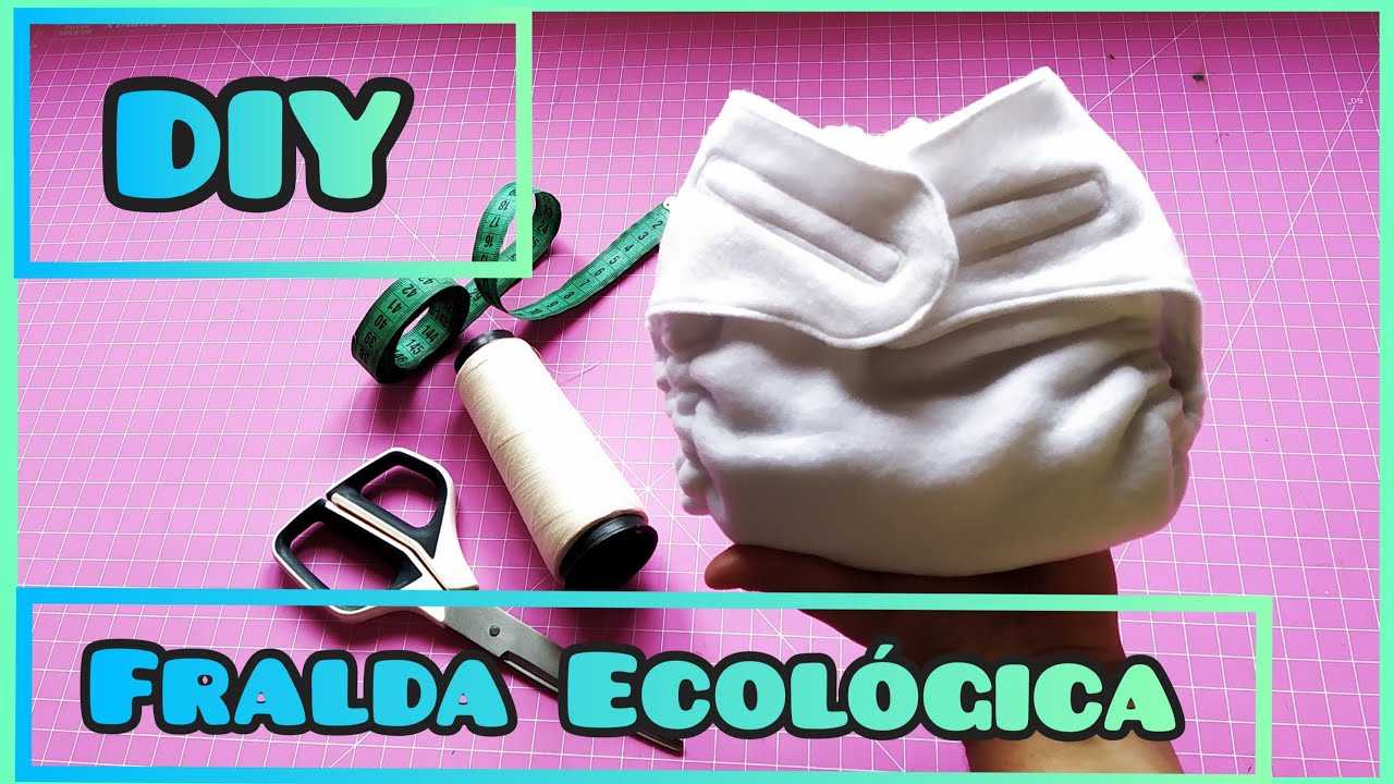 DIY - Capa em soft | Fralda Ecológica sem bolso