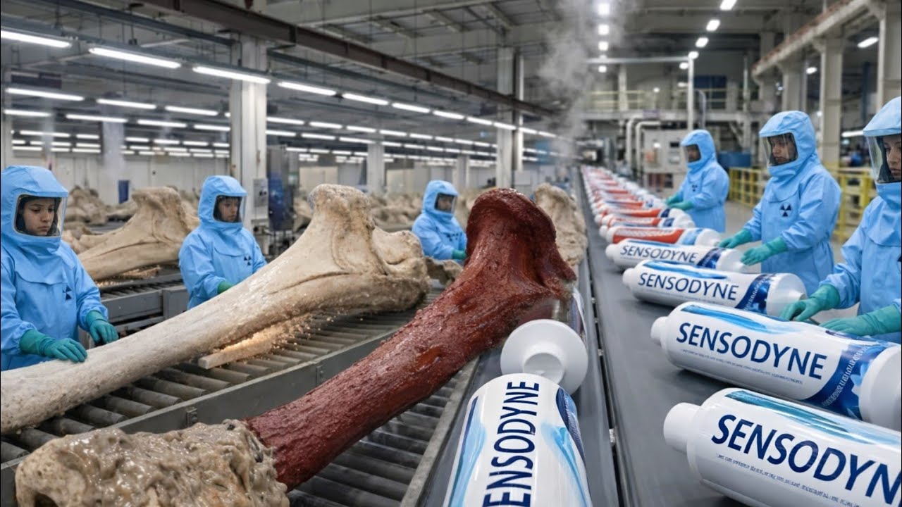 Как на самом деле производится зубная паста | Завод Colgate и Sensodyne