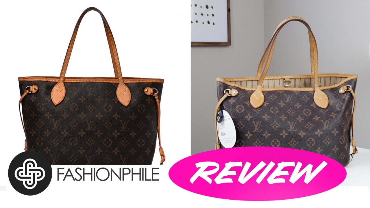 ОБЗОР FASHIONPHILE 2021 | Б/у Louis Vuitton Neverfull PM 2007 года выпуска