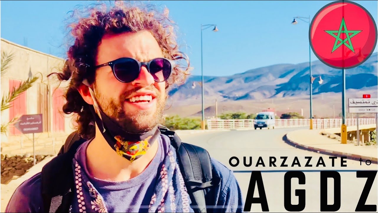AGDZ from Ouarzazate Morocco, CTM Bus to Draa Valley, Mor Acro Moroccan Travel Vlog 2021