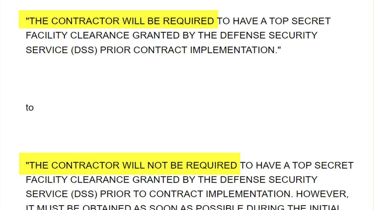 More Evidence AAWSAP Was Tailored Just For BAASS?