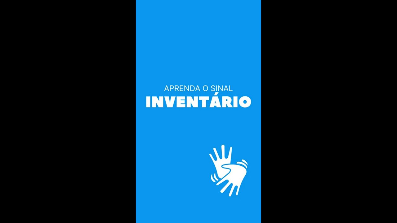 Sinal de "Inventário" em Libras