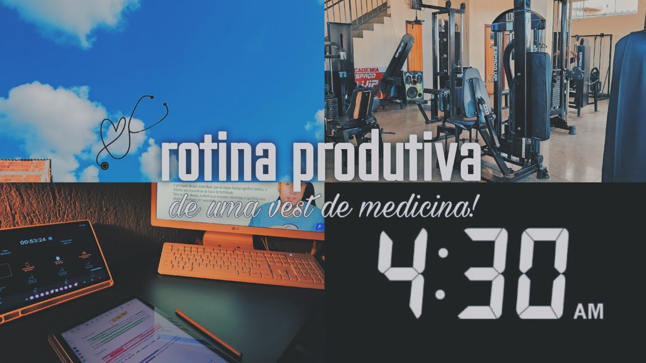 Minha rotina como uma vestibulanda de medicina | acordando 4:30, estudos, escola, academia ... ⚕️🤍