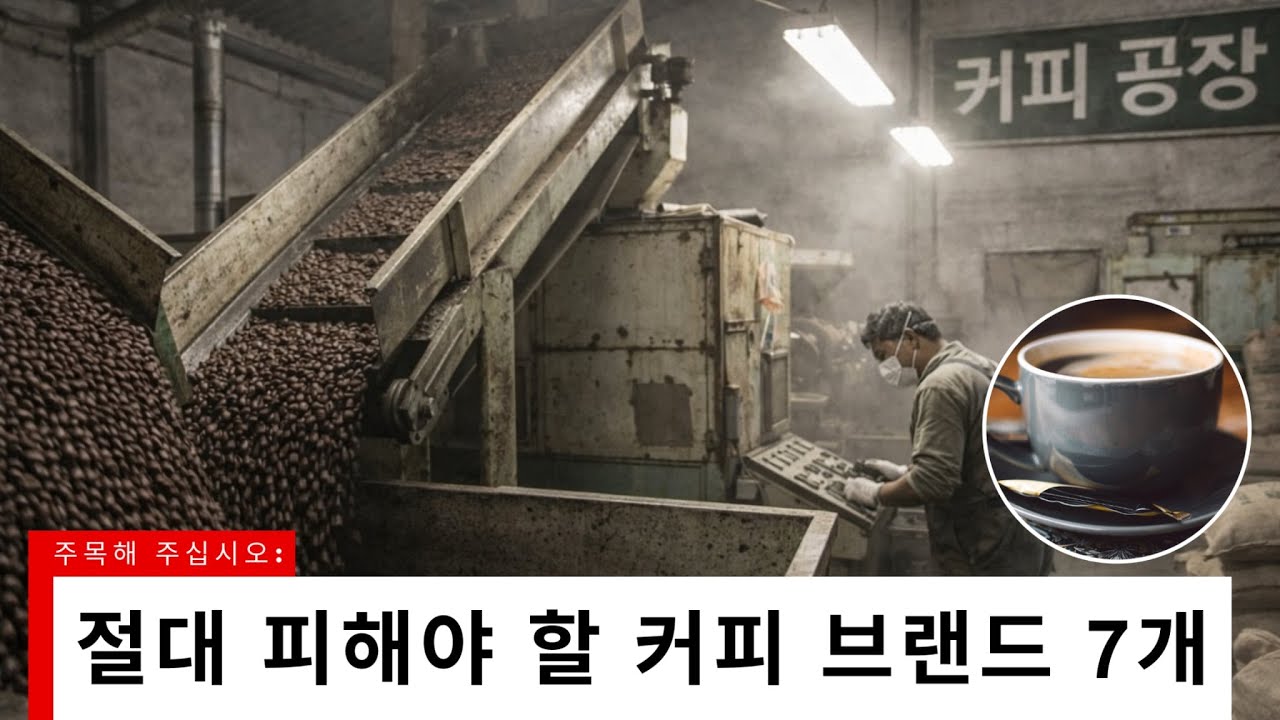 절대 피해야 할 커피 브랜드 7개 (근데 2개는 진짜 좋음)