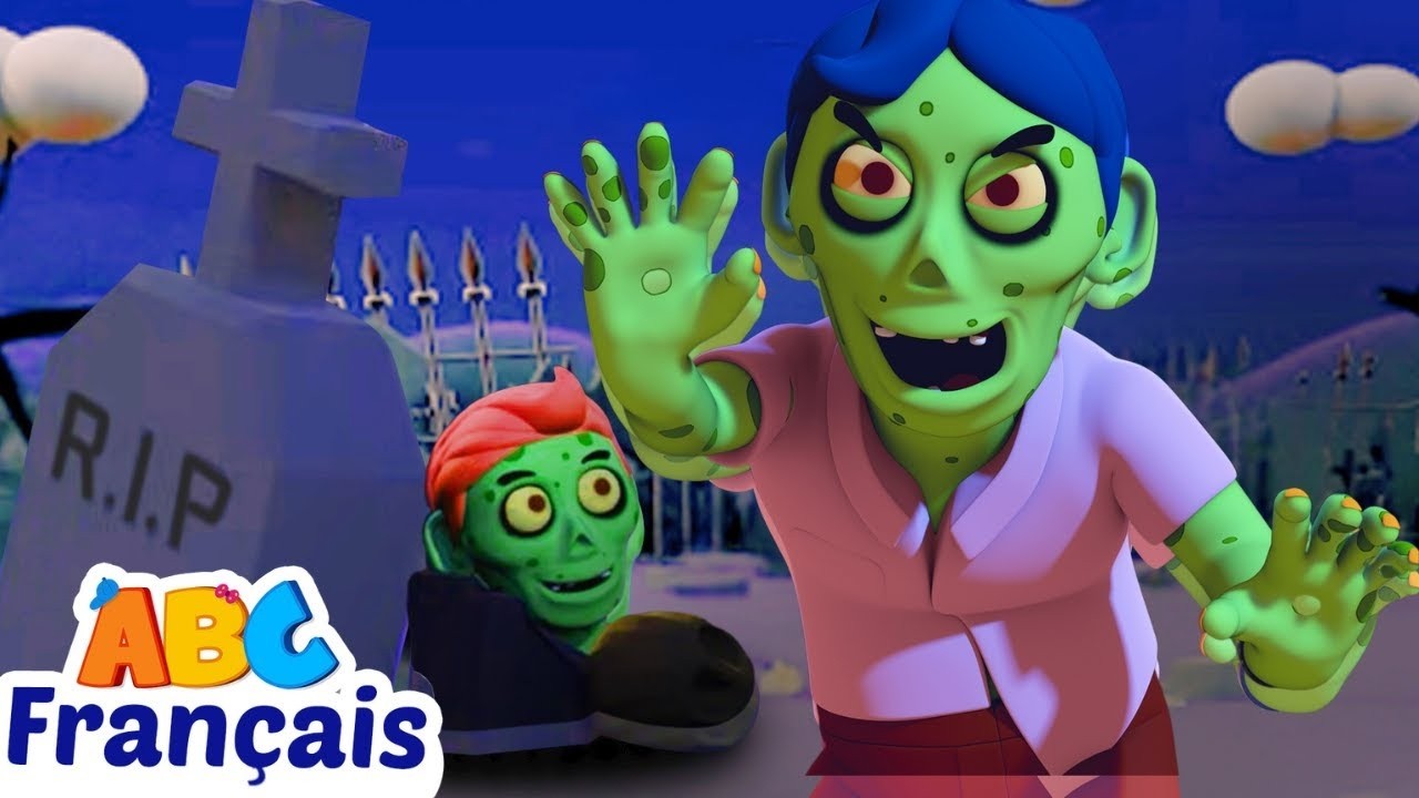 À Bébé Chansons 🧟‍♂️👾 Un zombie avait un petit monstre | Chansons effrayantes pour enfants 🎃