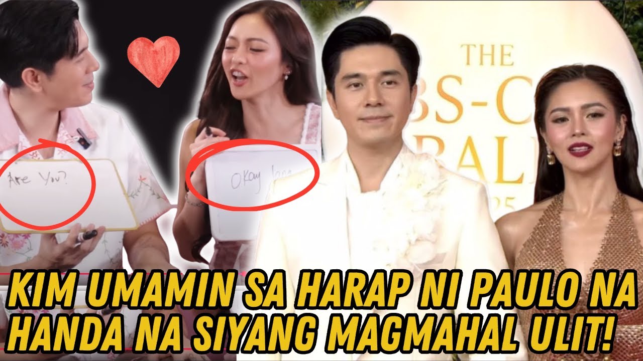 KIM CHIU AT PAULO AVELINO NIYANIG ANG ABS-CBN BALL 2025! KIM AT PAULO NAGKA BUKINGAN SA INTERVIEW!