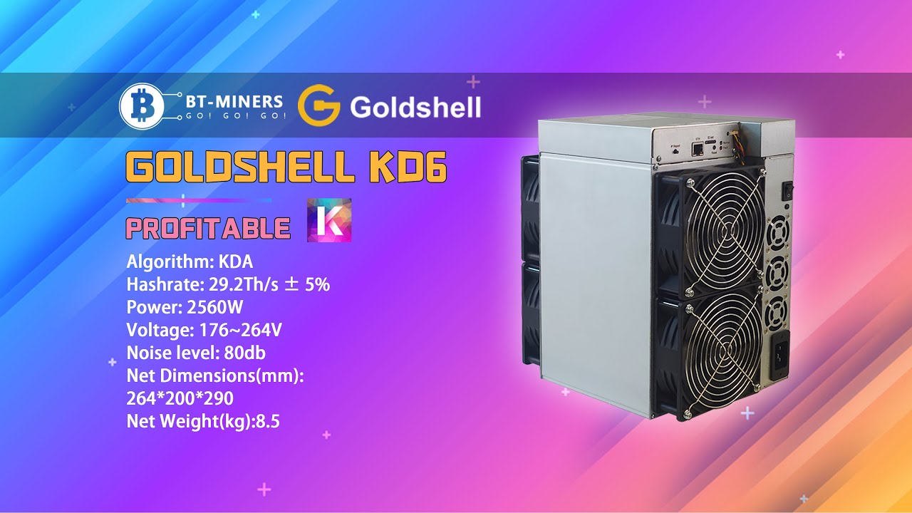 Goldshell KD6 29.3T #crypto #cryptomining #ethereum #bitcoin #btminers