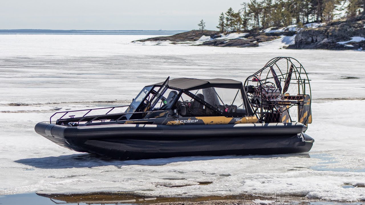 Lake Ladoga (spring 2022) (hydrocopter)