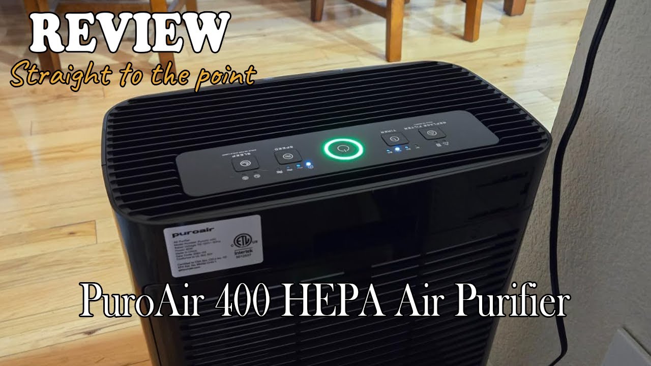 PuroAir 400 HEPA Air Purifier Review - Does it actually clean air? Quality & Feature check!