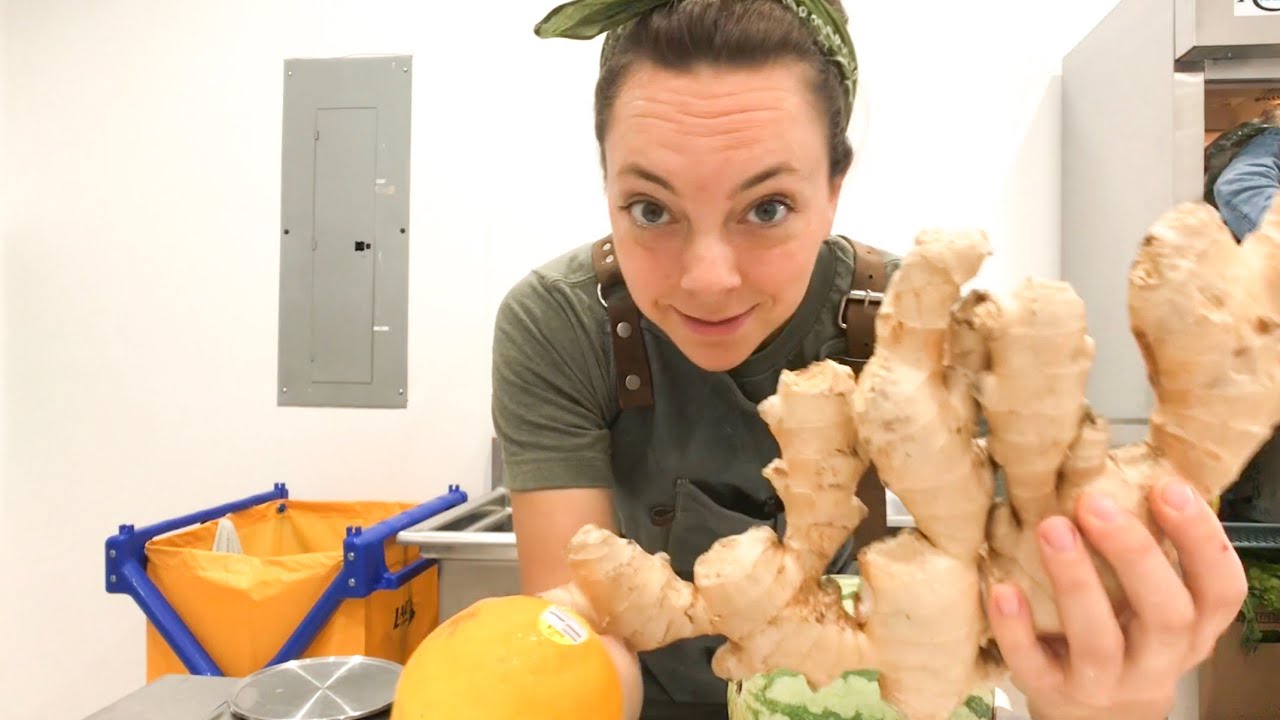 COLD PRESSED GINGER SHOT (allergy hack)