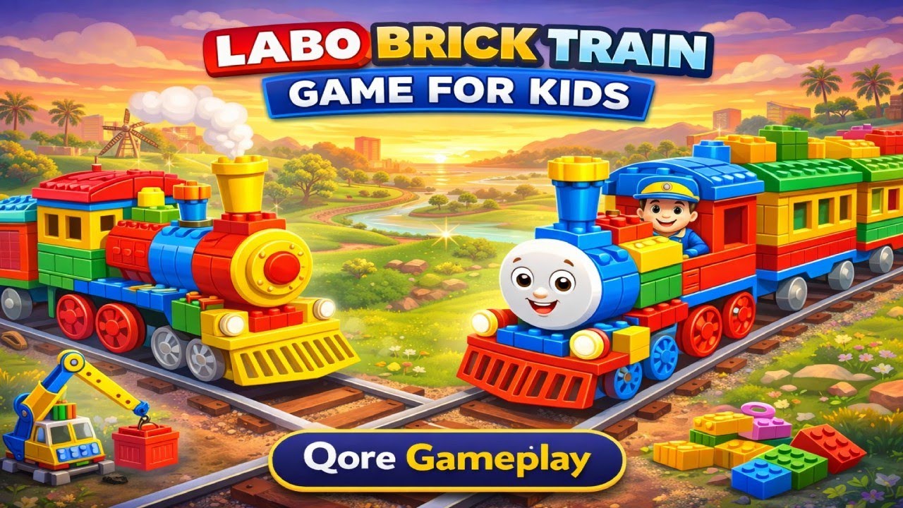 Labo Brick Train Game for Kids | Build Trains, Play & Learn Gameplay (Android/iOS)