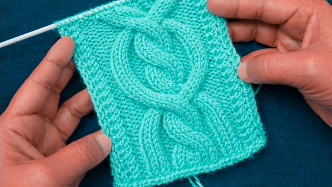 Beautiful Cable Knit Pattern Design | Easy Knitting Pattern for Sweater & Scarf